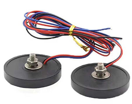 Yuvarlak Led Aydınlatma 2 Li set - Kırmızı - Beyaz - Sarı Seçiniz.