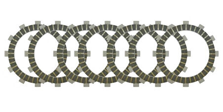 DEBRİYAJ BALATASI SET 7'Lİ 12TIRNAK (2023 ÖNCESİ) NK250-SR250