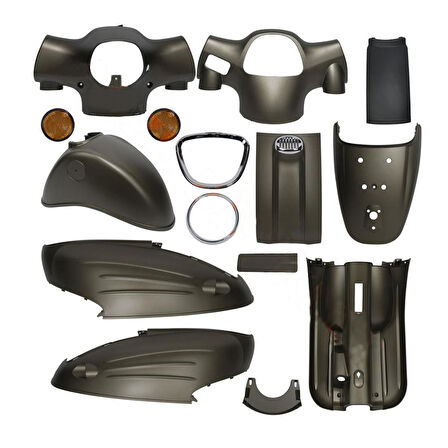 KAPORTA SET [BOYALI AKSAM] [KAHVERENGİ] - MONDIAL TURİSMO