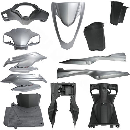 KAPORTA SET ESKİ MODEL [GRİ] HONDA ACTIVA S