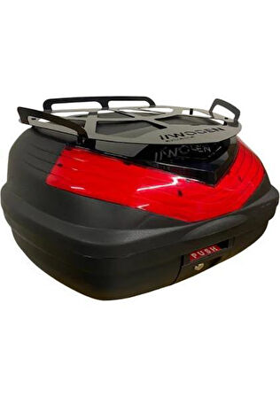 WOGEN 50 L ARKA ÇANTA Metal Bagaj - Siyah