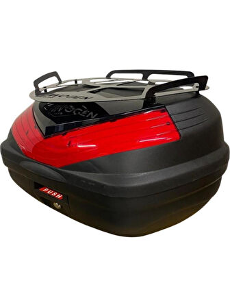 WOGEN 50 L ARKA ÇANTA Metal Bagaj - Siyah