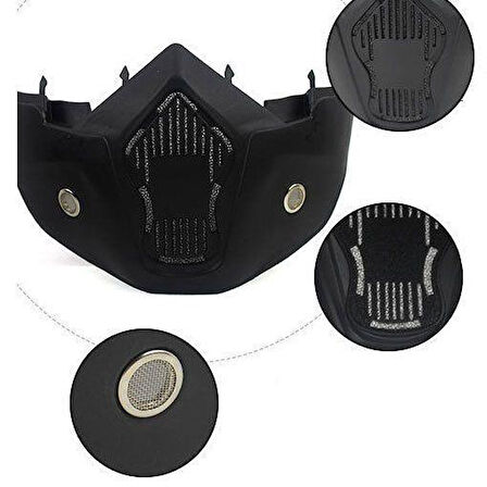 JET KASK MASKESİ AYNALI