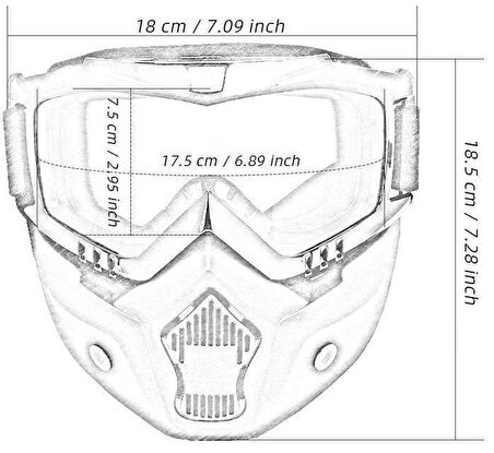 JET KASK MASKESİ AYNALI