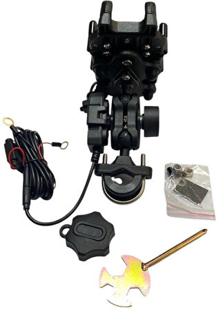 NERO - ( ŞARJLI W-707 ) GİDON BAĞLANTILI TELEFON TUTUCU (TİTREŞİM MODÜLLÜ)