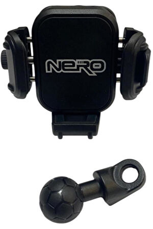 NERO - ( 909 ) AYNA BAĞLANTILI TELEFON TUTUCU YANDAN KİTLEMELİ (TİTREŞİM MODÜLLÜ)