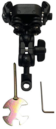 NERO - ( 909 ) AYNA BAĞLANTILI TELEFON TUTUCU YANDAN KİTLEMELİ (TİTREŞİM MODÜLLÜ)