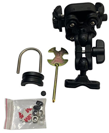 NERO - ( 909 ) GİDON BAĞLANTILI TELEFON TUTUCU YANDAN KİTLEMELİ (TİTREŞİM MODÜLLÜ)