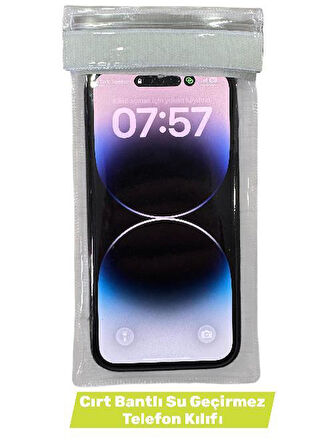 Telefon Kılıfı Su Geçirmez - Kilitli ve Cırtlı Kapak XL