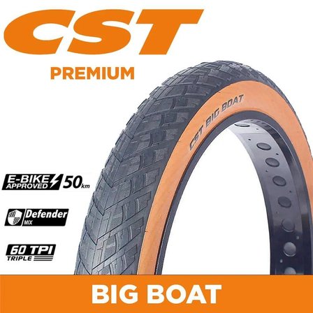 CST Dış Lastik 20X4.0 BIGBOAT KAHVERENGİ 1.5MM ZIRHLI