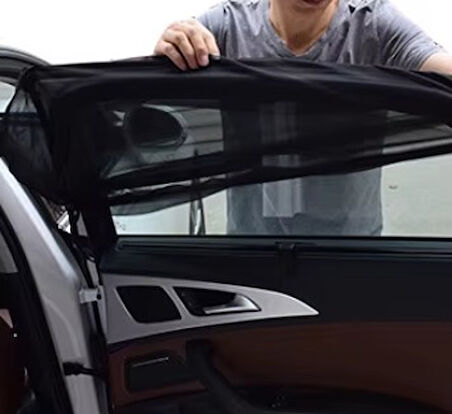 SPACE Arka Cam Güneşlik Koruma Perdesi (Kelebeksiz Cam ve SUV Araçlar İçin) PAKET İÇERİĞİ 2 ADETTİR.