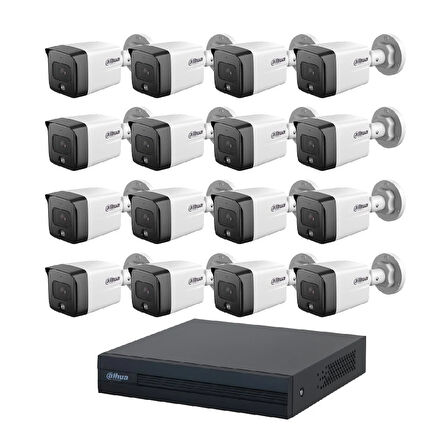 Dahua 16 Kameralı 2 Mp Sesli İp Güvenlik Kamera Seti IPC-HFW1230TC1-SA