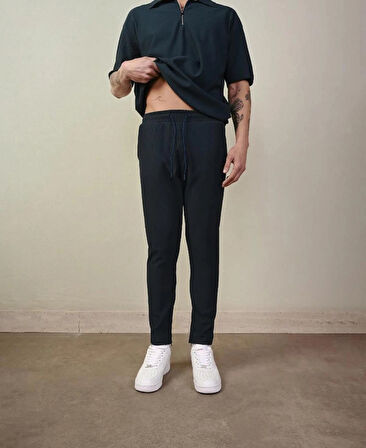 marrakech Erkek Fermuar Paça Detaylı Fitilli Jogger