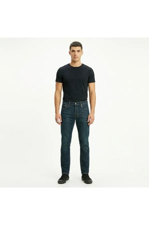 Lse_502 Taper Bıologıa Adv likralı esnek kumaş jean -0000 Lacivert / 34/32