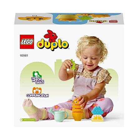 Duplo İlk Büyüyen Havucum 10981-18 Ay Ve Üzeri Küçük Çocuklar İçin Eğitici Oyuncak Yapım Seti