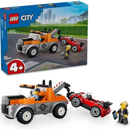 LEGO City Çekici Kamyon ve Spor Araba Tamiri 60435 +4 Yaş (101 Parça)