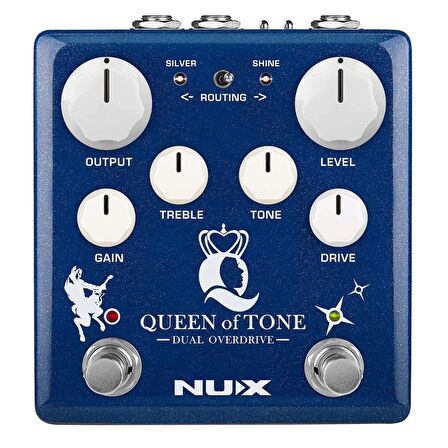 Nux Ndo-6 Queen Of Tone Dual Overdrive Pedalı