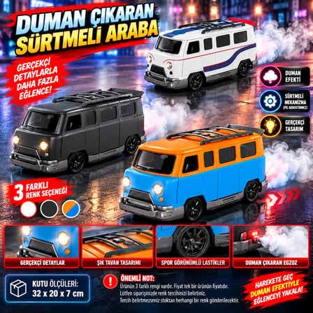 Duman Çıkaran Sürtmeli Araba adet fiyatıdır
