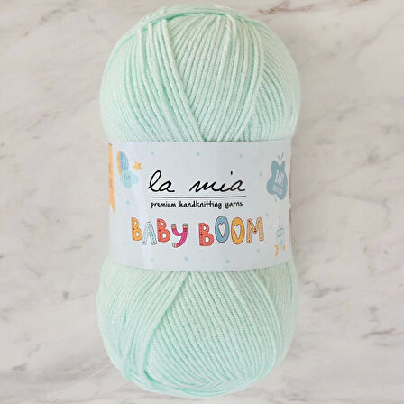 La Mia Baby Boom Bebe Yeşili El Örgü İpi - 1443 - 34131