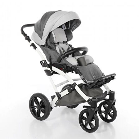 Mywam Mouse Engelli Çocuk Puseti | Tilt Özellikli, Şok Emicili Tekerlekler, Ayarlanabilir Oturma Sistemli, Full Destekli Puseti