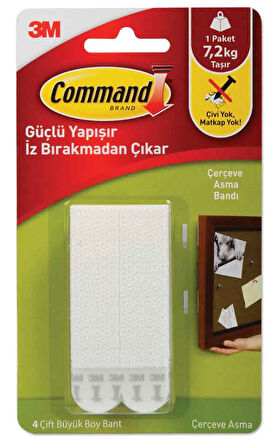 3M COMMAND ASKI CIRT CIRT BANT BÜYÜK BOY 17206-1 ADET