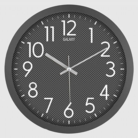 Dekoratif Duvar Saati Füme Çerçeveli 30 CM