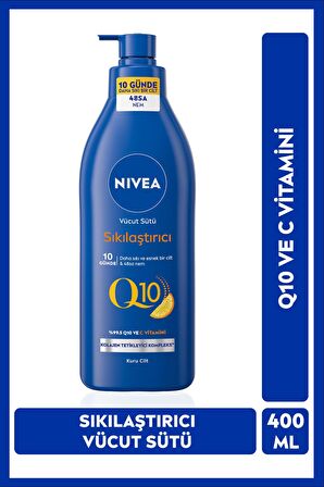 Nivea Sun Güneş Koruyucu Nemlendirici Losyon Spf30 200ml, Q10 Sıkılaştırıcı Vücut Sütü 400ml, C Vitamini