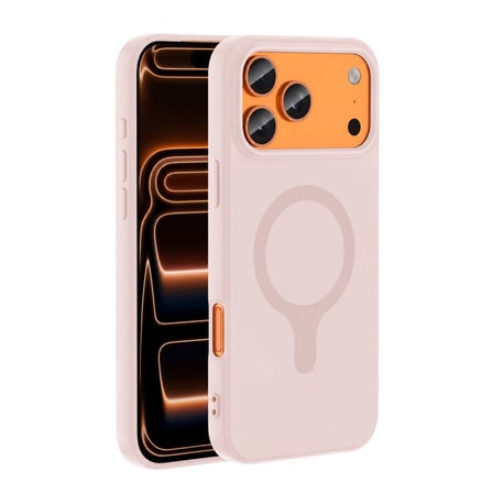 Joko Apple iPhone 18 Pro/17 Pro Z Silikon Magsafe Kapak - Pembe