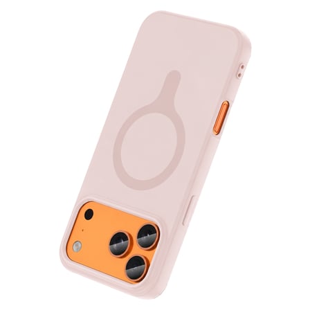 Joko Apple iPhone 18 Pro/17 Pro Z Silikon Magsafe Kapak - Pembe