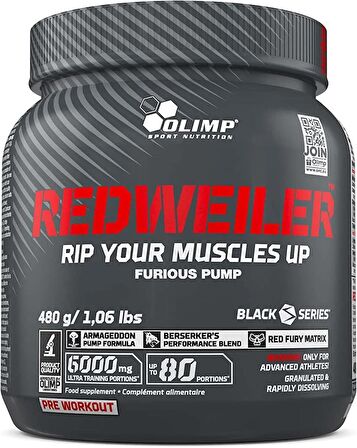 OLIMP Redweiler Preworkout Powder 480 GR