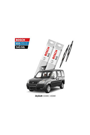 Fiat Doblo 2008 Model Silecek Takımı Bosch Eco (Telli)
