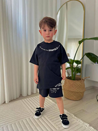 Cg Kids Garfield Erkek Çocuk Şortlu Alt Üst Takım