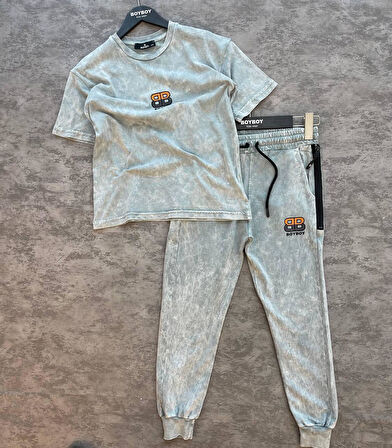 Cg Kids Eksitme Yeşil Enjeksiyon Baskı Bb Basic Alt Eksitme Eşfoman Ince Cep Detay Erkek Çocuk Alt Üst Takım