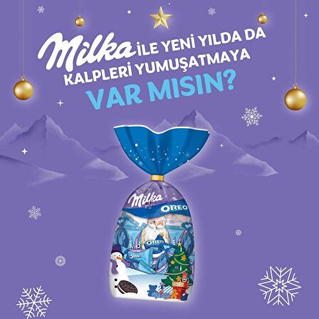 Milka Oreolu ve Kakaolu Yılbaşı Çikolatası 224 gr - 2 Adet