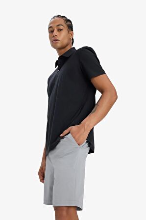 DeFactoFit Standart Fit Sporcu Kısa Kollu Polo Tişört D9244AX25SPBK81
