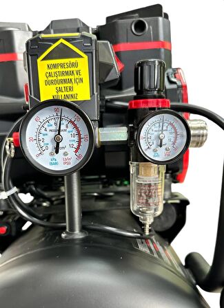 Kuletaş Premium 4 HP 8 Bar Sessiz Yağsız Hava Kompresörü 50 L