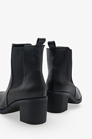 Kadın Topuklu Günlük Bot Elwins Siyah