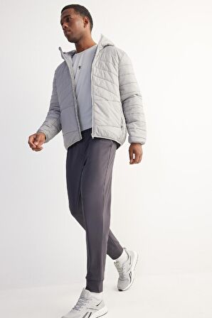 DeFactoFit Su İtici Regular Fit Kapüşonlu Fermuarlı Dokuma Mont D6183AX25SPGR456