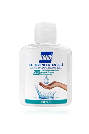 5 Adet Konıx 100 ml Dezenfektan Jel - Biyosidal Belgeli