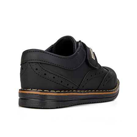 Volter Siyah Lacivert Bej Erkek Çocuk Günlük Ayakkabı Sünnet Düğün Okul Ayakkabısı 06