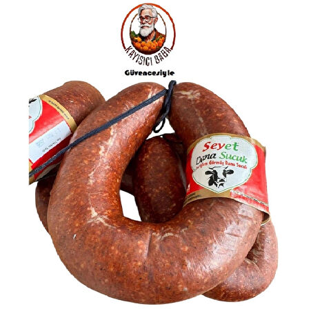 Dana Sucuk  (%100 Dana Eti-Isıl İşlem Görmüş) 1 kg.