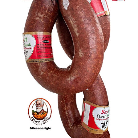 Dana Sucuk  (%100 Dana Eti-Isıl İşlem Görmüş) 1 kg.