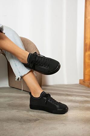 Günlük Kadın Sneaker Spor Ayakkabı Triko Bağcıklı Rahat Esnek Nefes Alabilen Yürüyüş 060