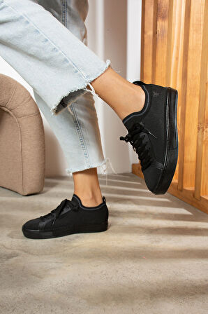 Günlük Kadın Sneaker Spor Ayakkabı Triko Bağcıklı Rahat Esnek Nefes Alabilen Yürüyüş 060