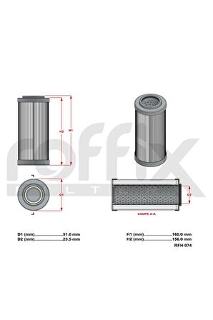 Hidrolik Filtre Rfh-974