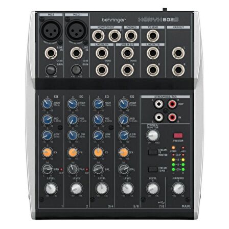 Behringer Xenyx 802S Analog 8 Girişli USB Mikser