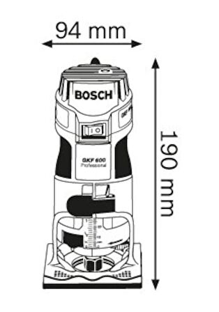 Bosch Professional GKF 600 Kenar Frezesi