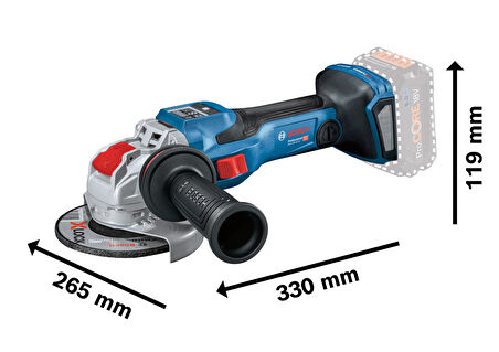 Bosch GWX 18V-15 SC X-Lock Procore 1x8,0Ah Tek Akülü Taşlama Makinesi