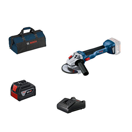 Bosch Gws 18V-10 1x5.0Ah Tek Akülü Taşlama Makinesi