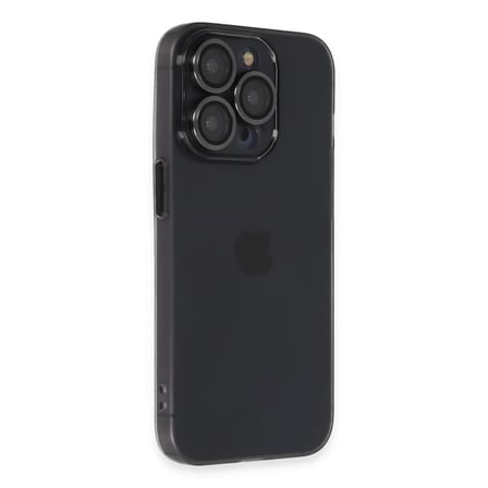Apple iPhone 13 Pro Kılıf Luko Lens Silikon - Siyah